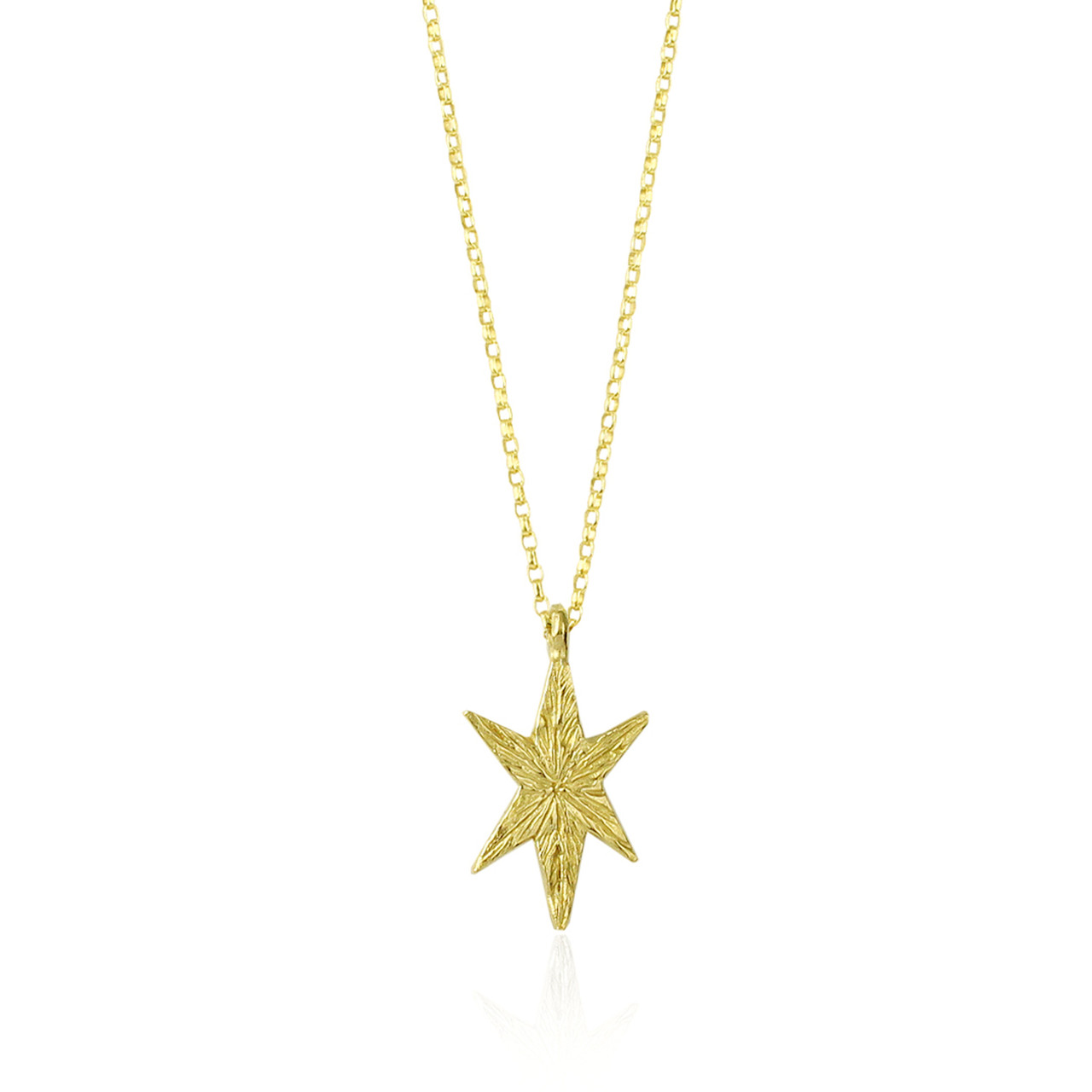 Buy North Star Pendant Necklace for Women, Silver North Star Necklace With  Cubic Zirconia Stones, Sparkly Star Necklace for Women and Teen Girls  Online in India - Etsy