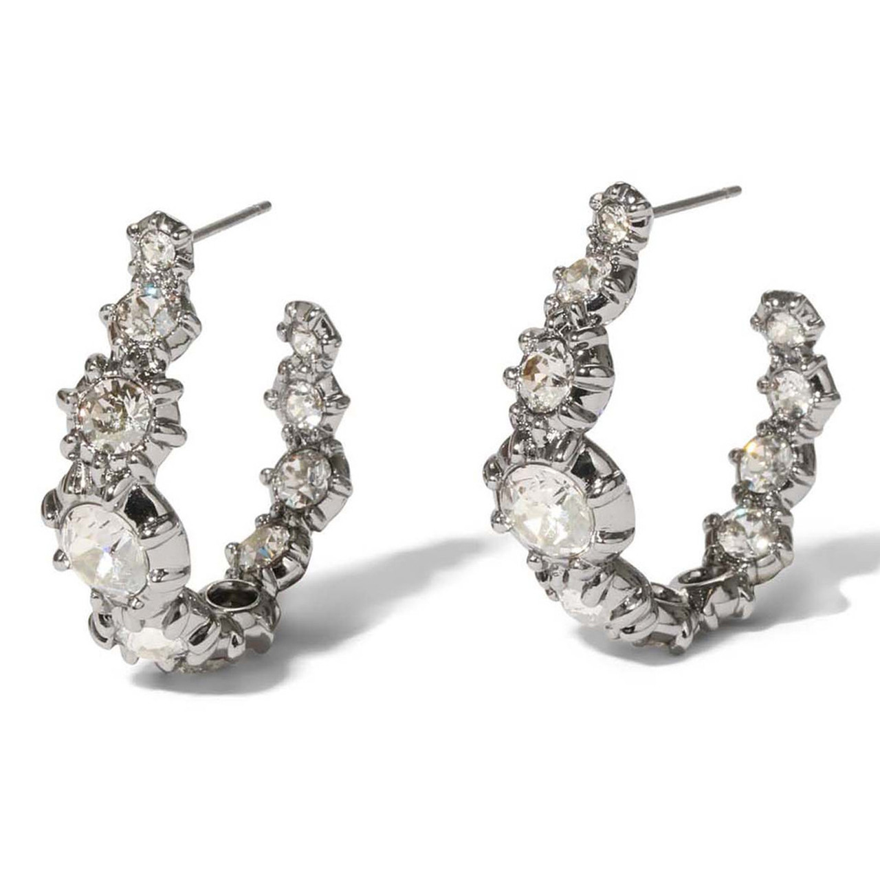 Clear Lucite Molten Clip On Earring, ALEXIS BITTAR