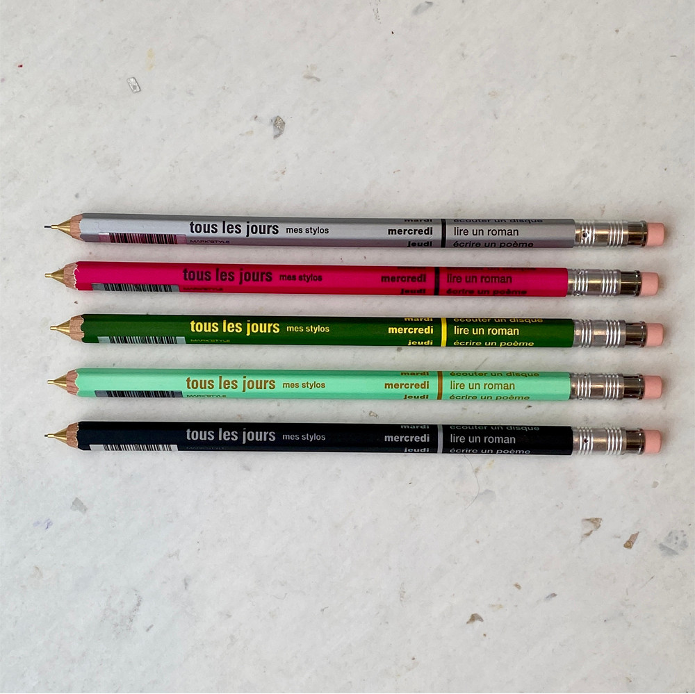 Mark's 'Tous les Jours' Pink Mechanical Pencil, MARKS'STYLE TOKYO, tomfoolery