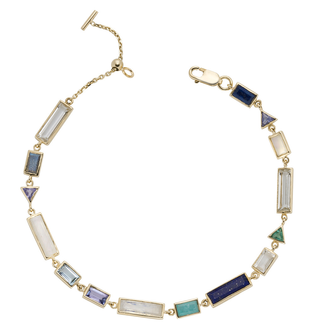 Limited Edition AZ Blue Gemstone Bracelet, by metier by tomfoolery