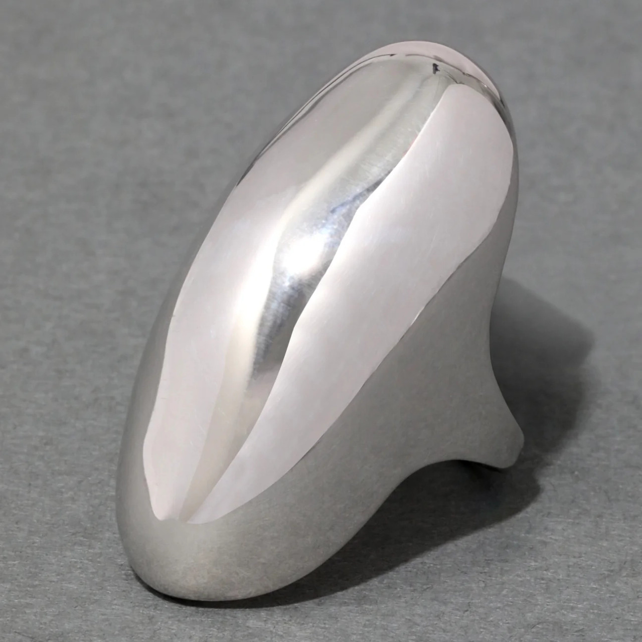 Molten Silver Sculptural Knuckle Ring, Alexis Bittar, tomfoolery