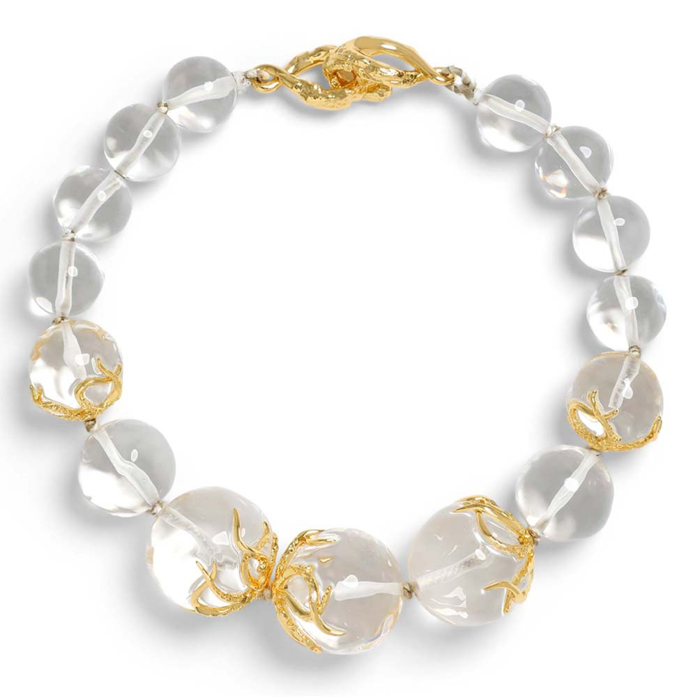 Liquid Vine Lucite Orb Necklace, Alexis Bittar, tomfoolery