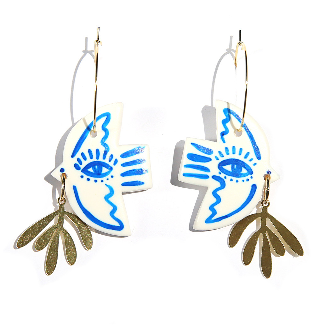 Matisse Dove Hoop Earrings, Kingston, tomfoolery