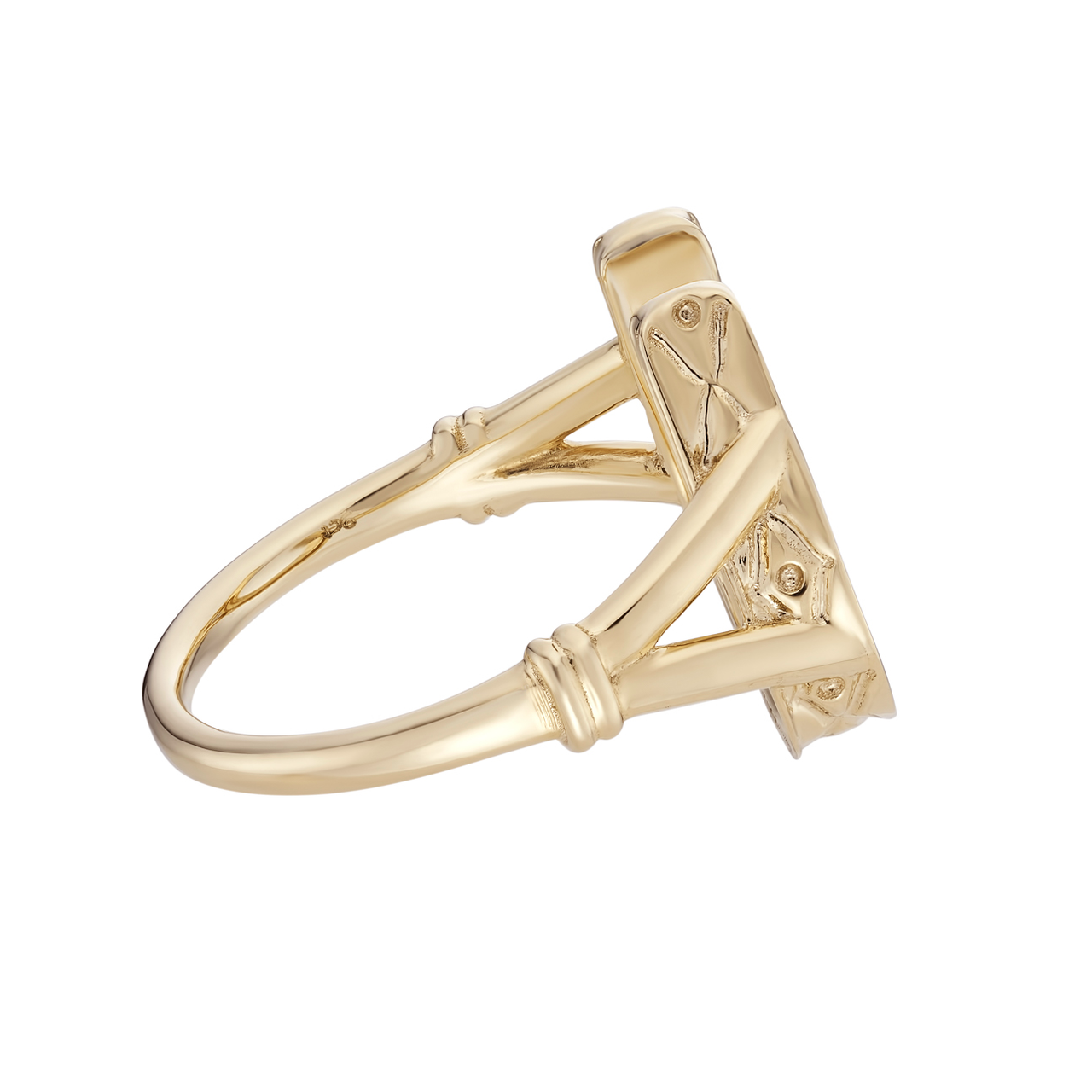 Dala Gold Lucky Horseshoe Ring, metier by tomfoolery