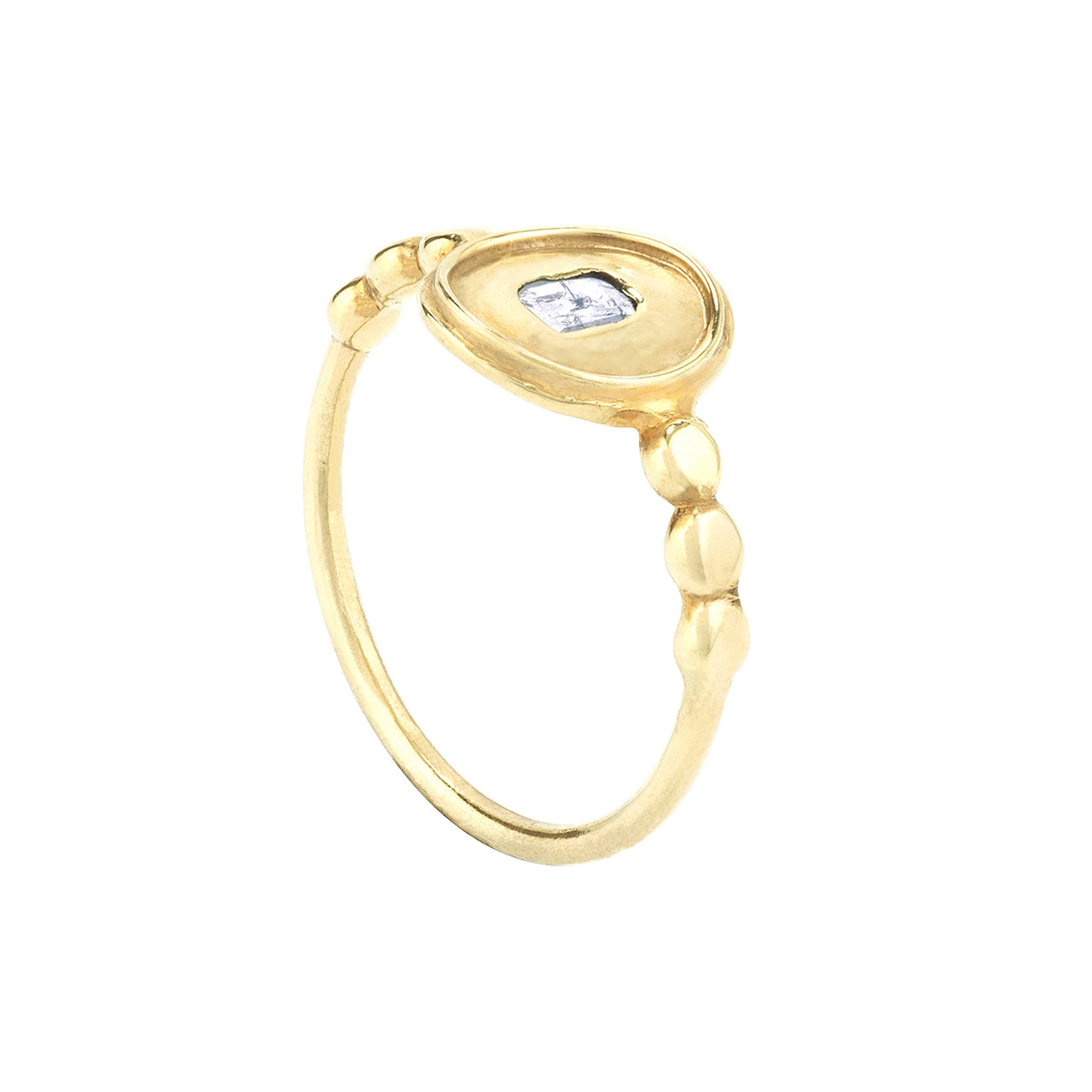 N° 689 Gold & Polki Diamond Ring, Marie Laure Chamorel, tomfoolery