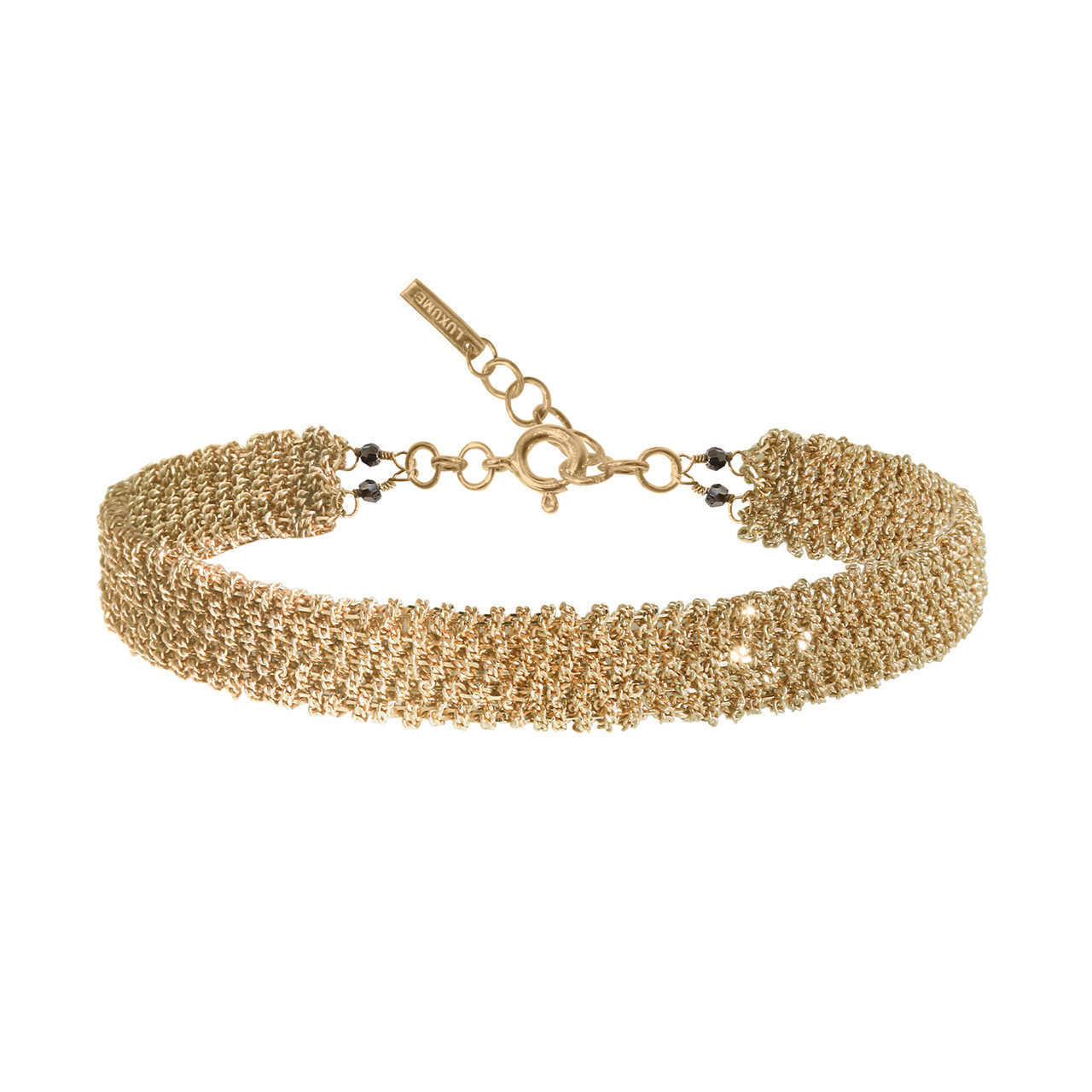 N° 569 Gold Woven Bracelet, Marie Laure Chamorel, tomfoolery