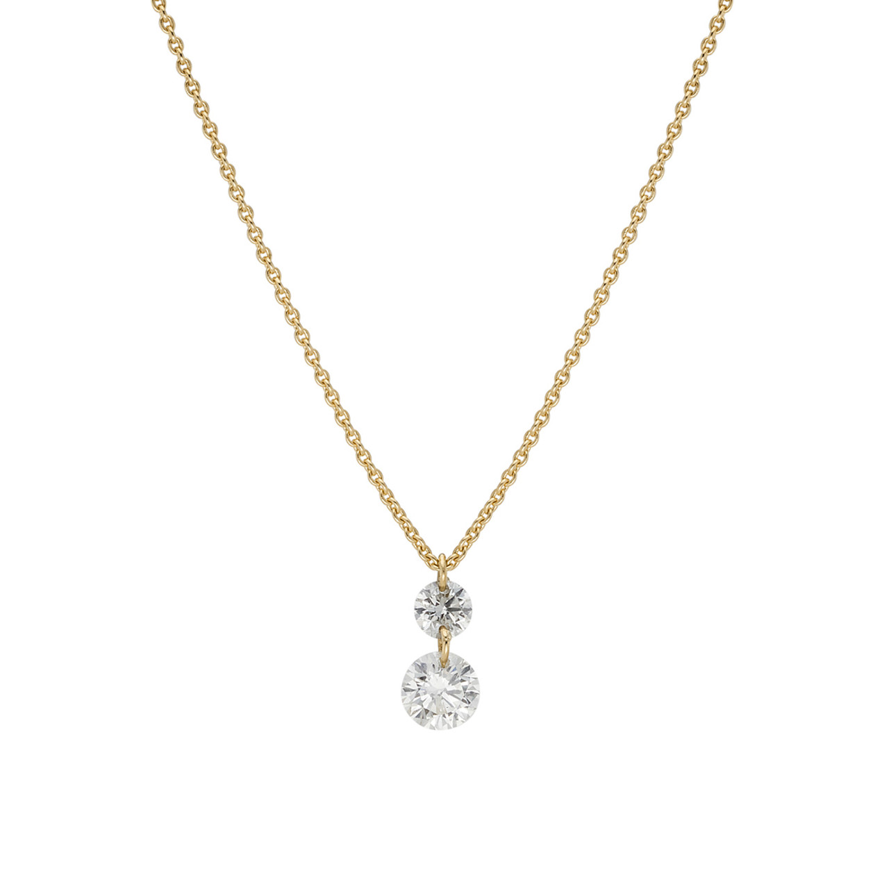 Floating Duo Diamond Pendant, tf House - Diamonds, tomfoolery