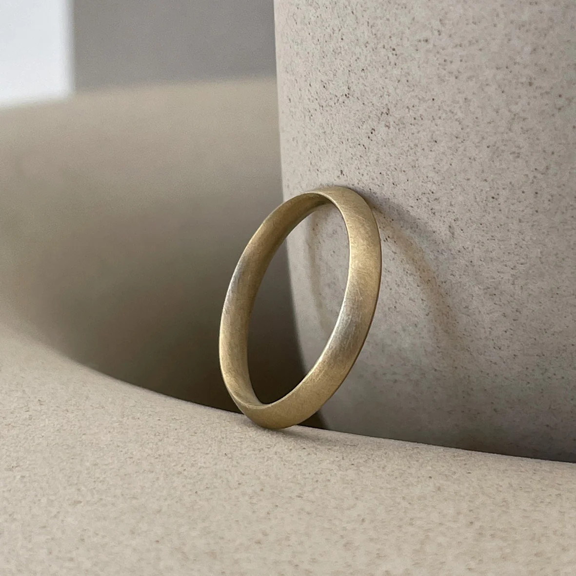 3mm Signature Geometric Wedding Band, Sarah Straussberg, tomfoolery