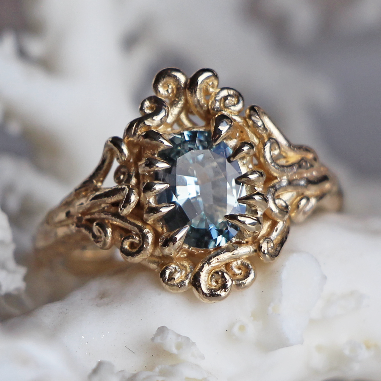 Montana Sapphire Gypsy Cove Ring, Alice Clarke, tomfoolery