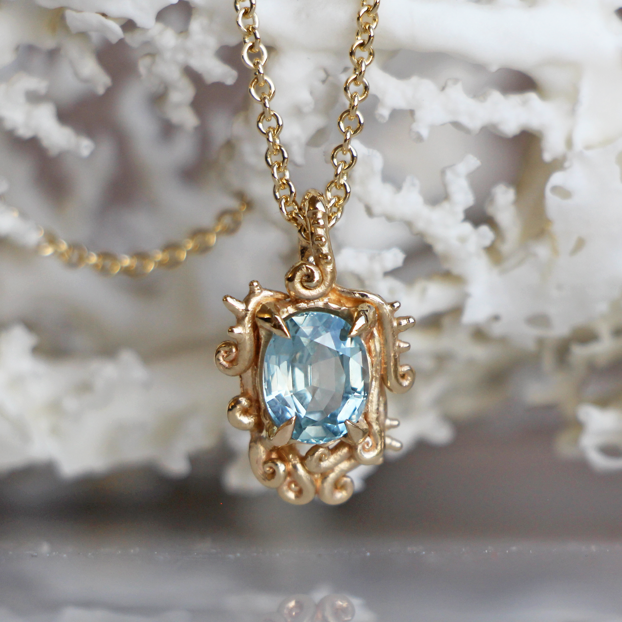 Montana Sapphire Gypsy Cove Pendant, Alice Clarke, tomfoolery