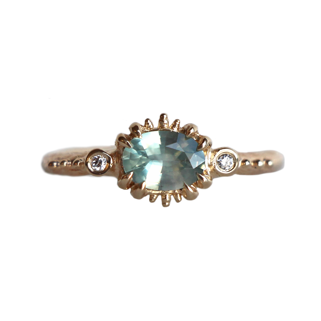 Pale Blue Montana Sapphire Gypsy Cove Ring, Alice Clarke, tomfoolery