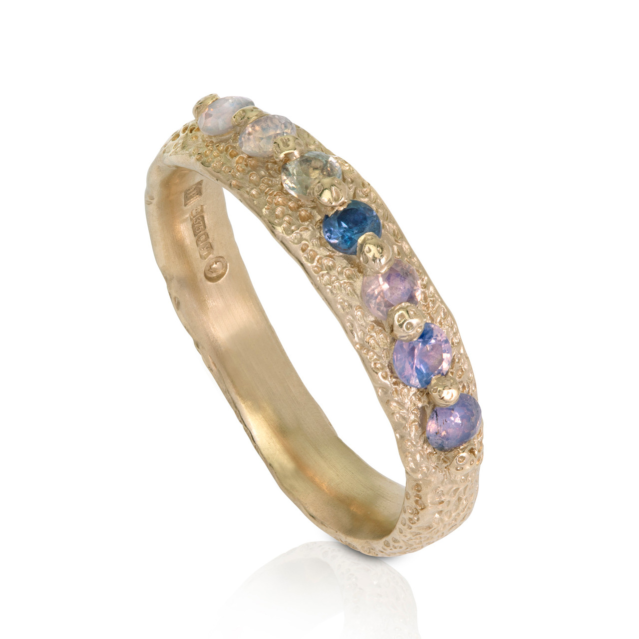 One-Of-A-Kind Ombre Sapphire Mermaid Band, Ami Pepper, tomfoolery