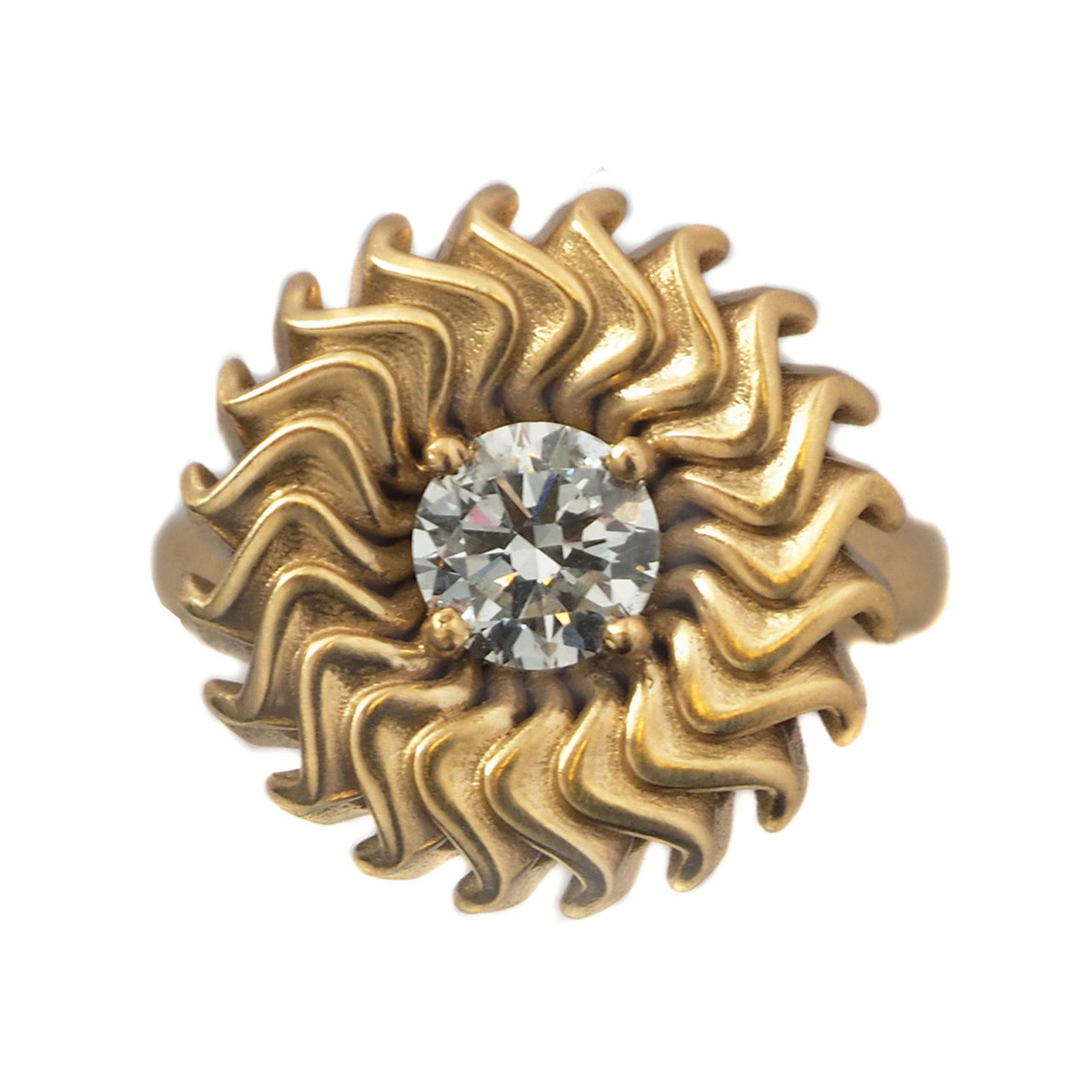 Diamond Rosette Ring, Lynne MacLachlan, tomfoolery