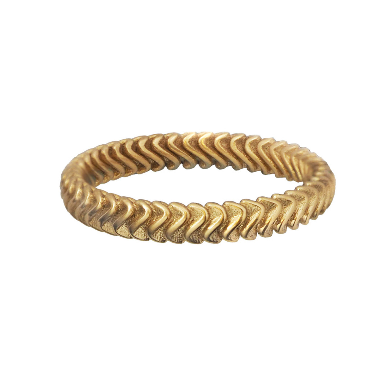 Gold Harmonic Ripple Wedding Band, Lynne MacLachlan, tomfoolery