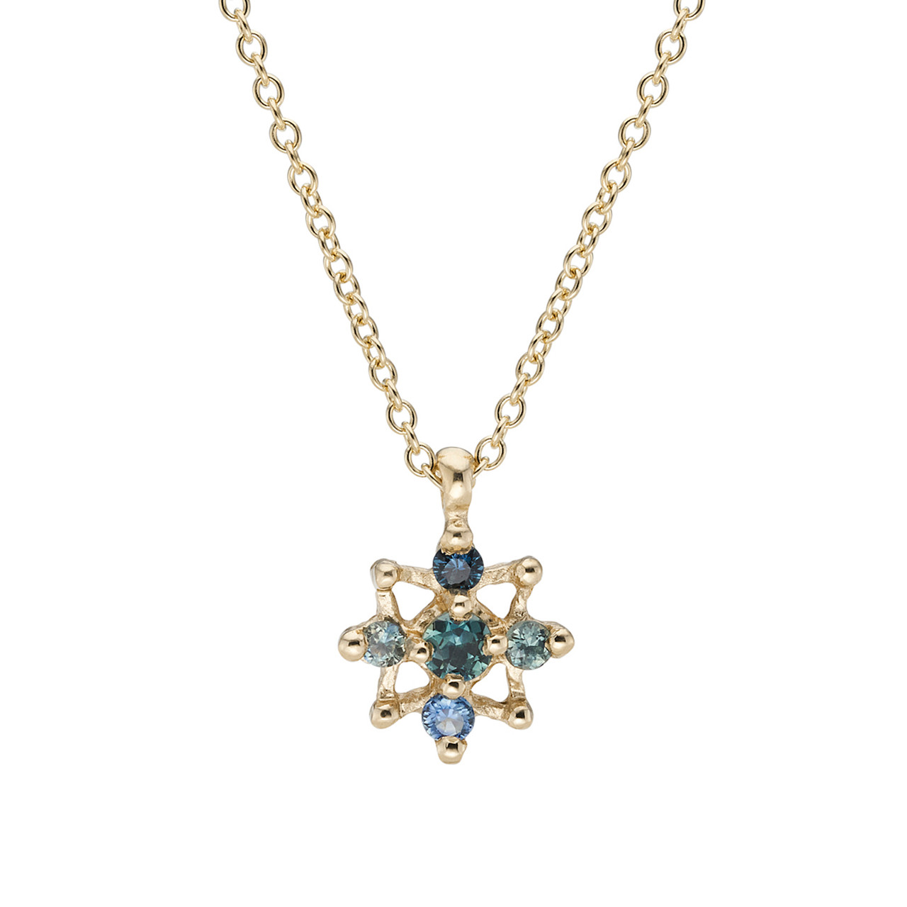 Blue Sapphire Star Pendant, Rosalyn Faith, tomfoolery