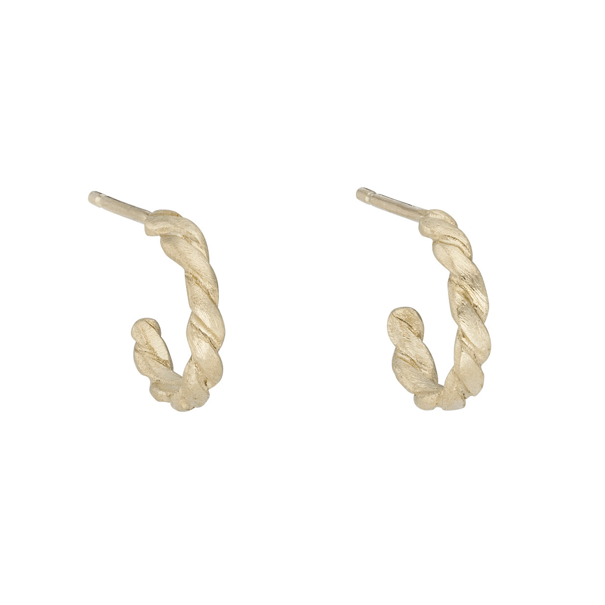 Small Organic Twisted Hoops, Rosalyn Faith, tomfoolery