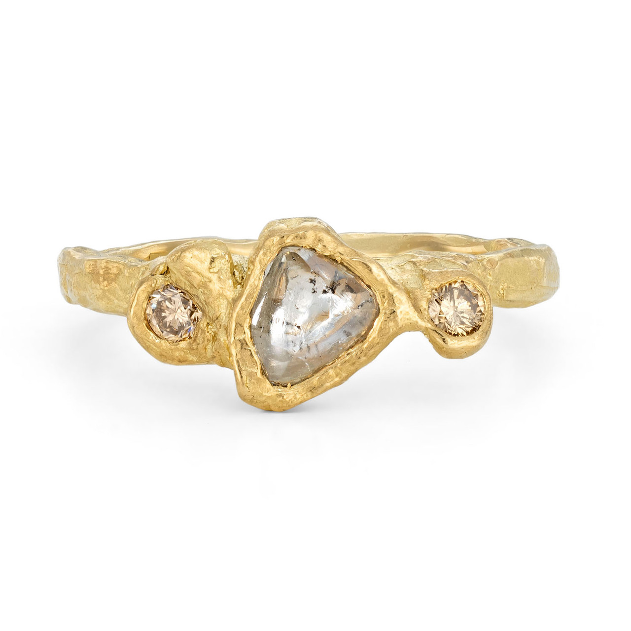 One-Of-A-Kind Ocean Diamond Adakite Ring, Emily Nixon, tomfoolery
