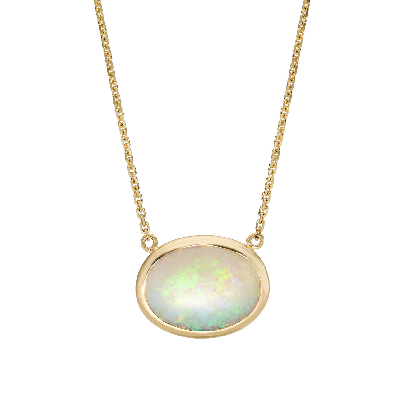 Opal Oval Pendant, OPAL, tomfoolery