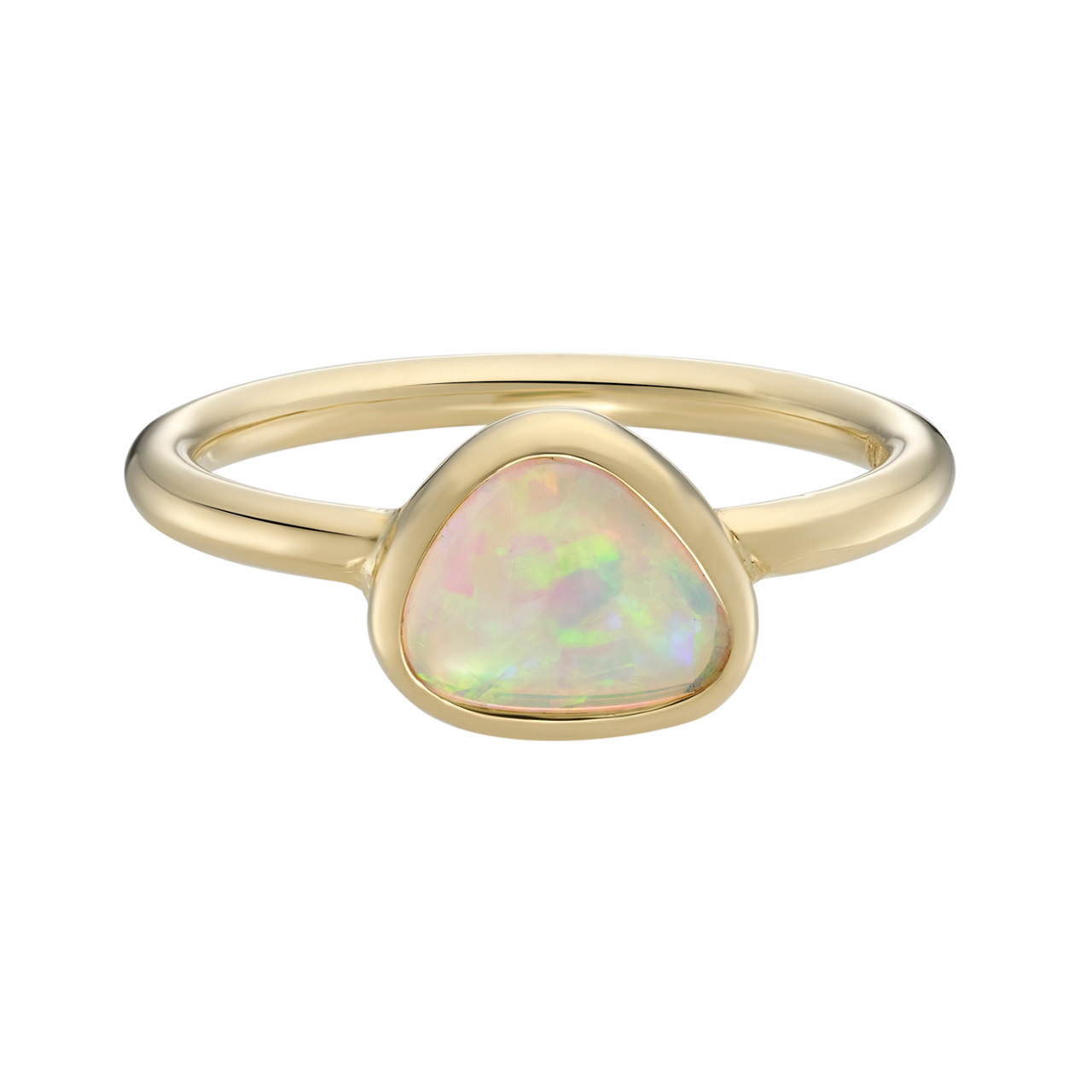 Opal Triangle Ring - Tomfoolery London