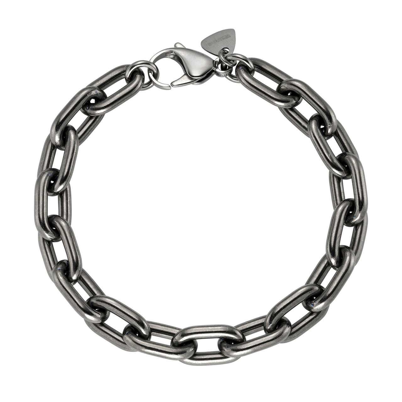 Grey Titanium Anchor Chain Bracelet, Titanium, tomfoolery