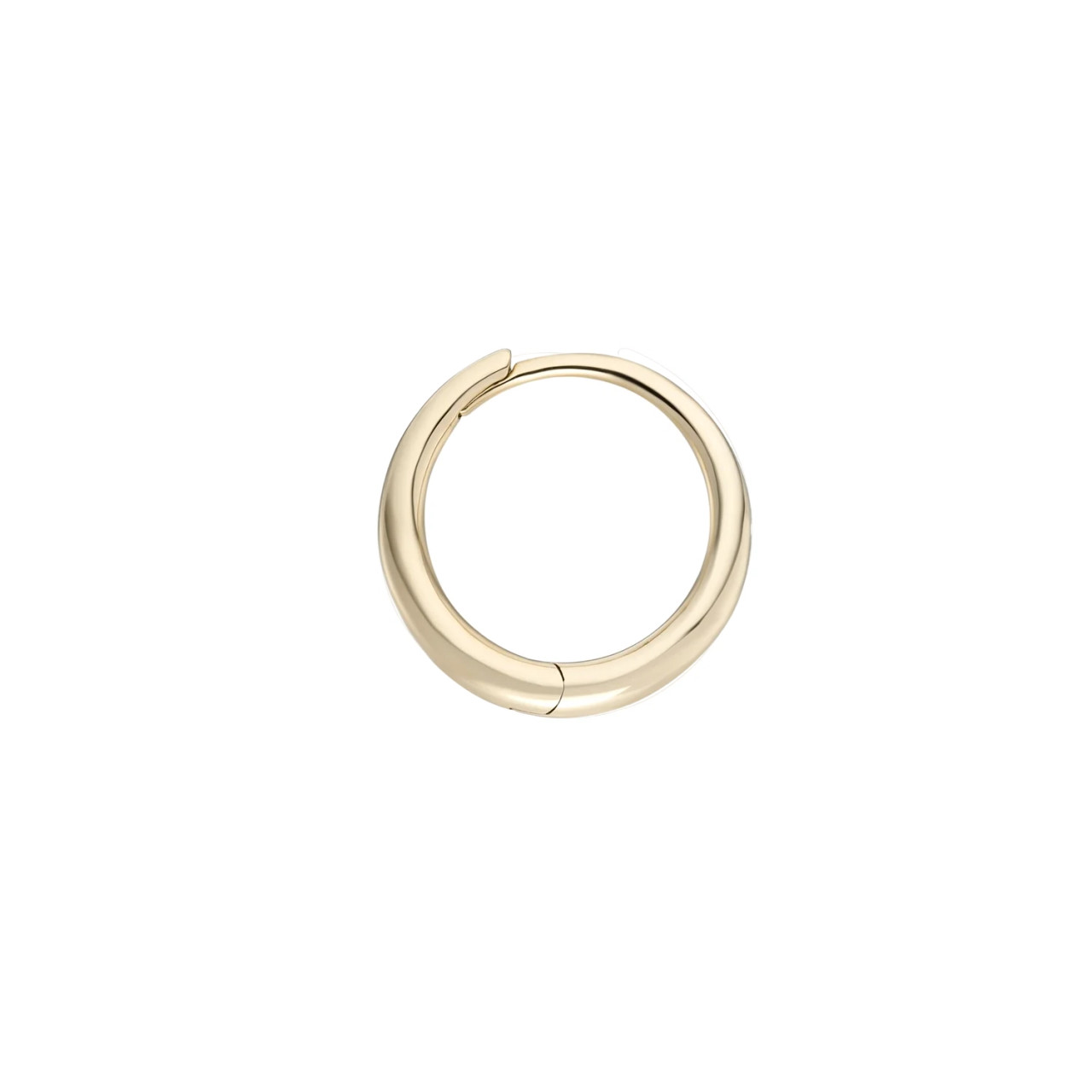 Gold Dodu Round Chunky Hoop, metier by tomfoolery