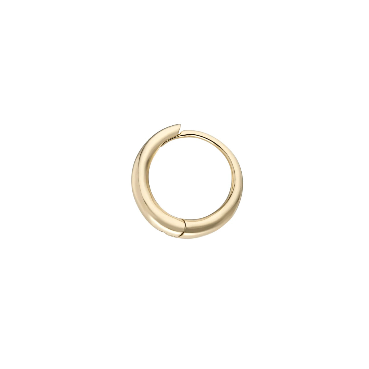 Gold Dodu Round Chunky Hoop, metier by tomfoolery