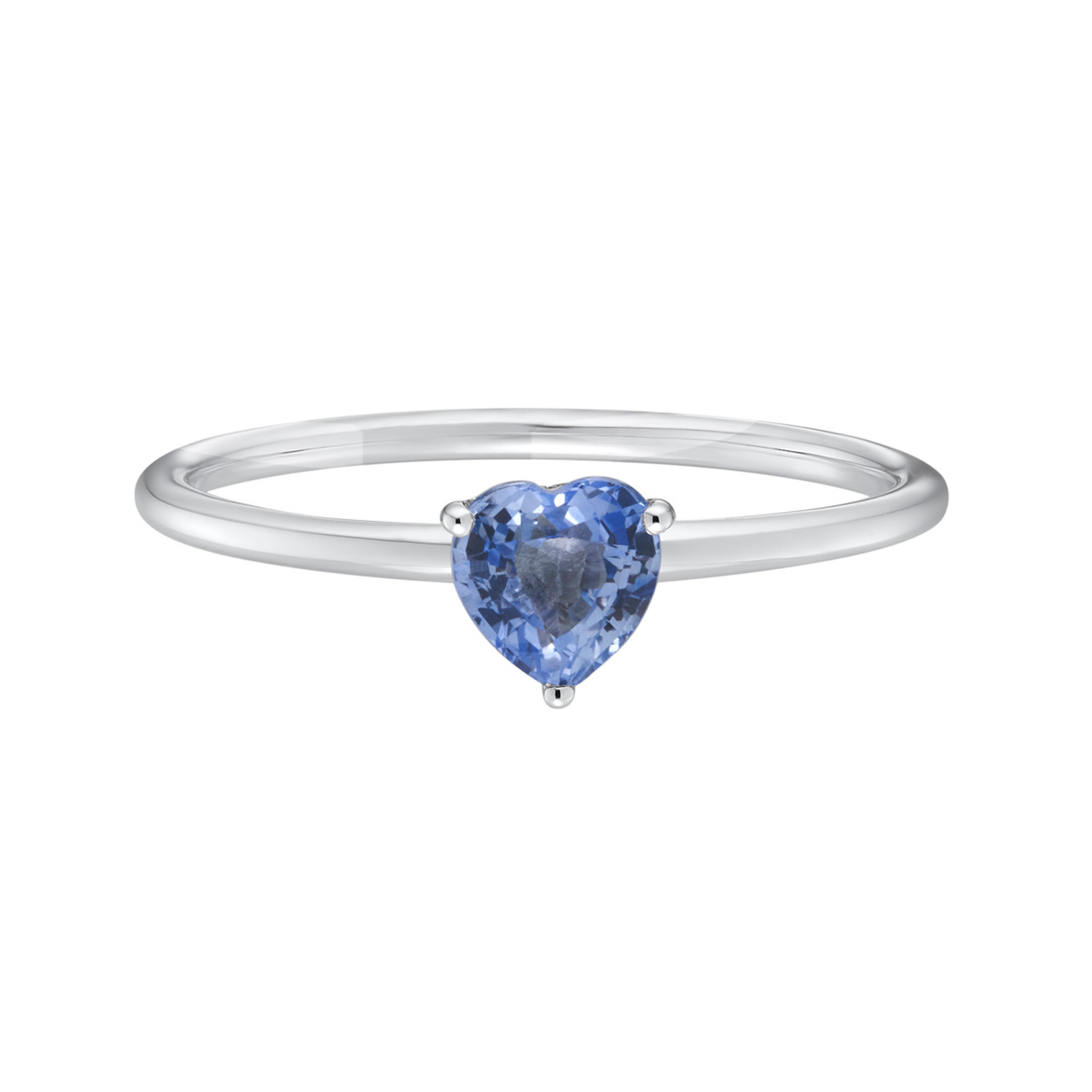 SOLO Heart Blue Sapphire Stacking Ring, tf House - Infinite, tomfoolery