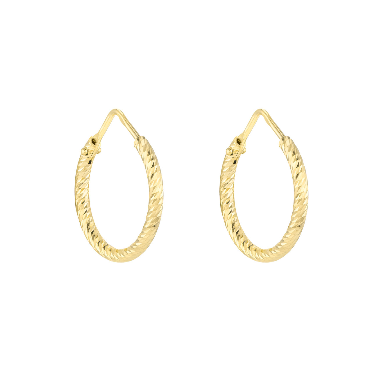 Gold Sparkle Hoops, tf House - Hoops, tomfoolery