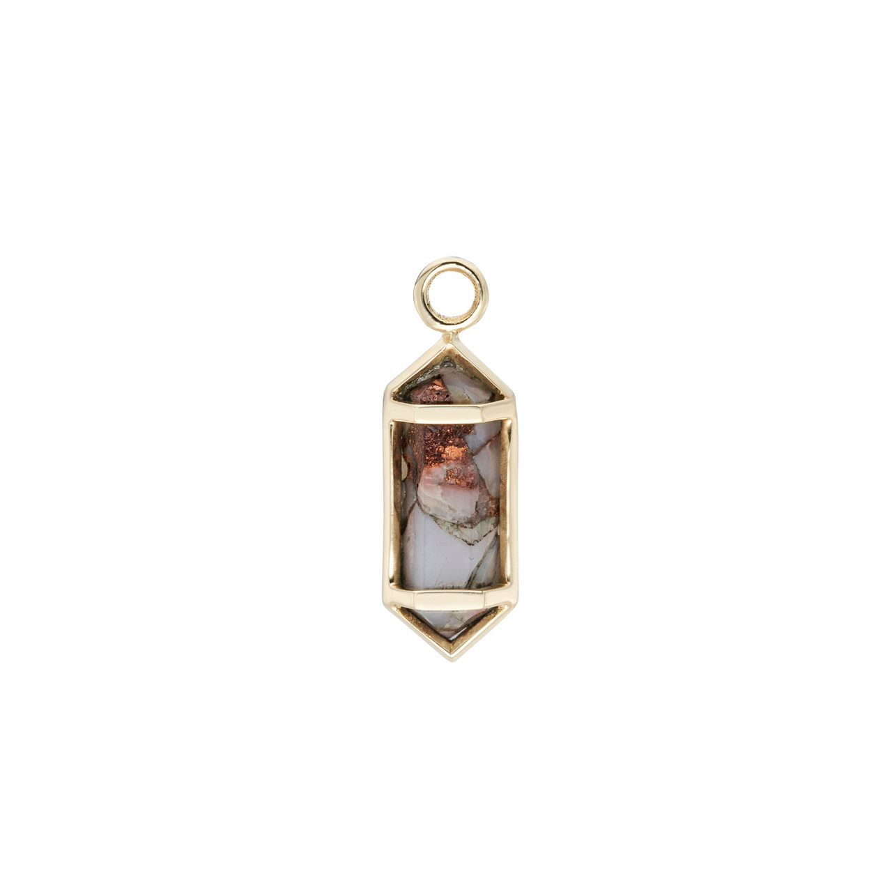 Small OJO Gemstone Ornament Charm, metier by tomfoolery