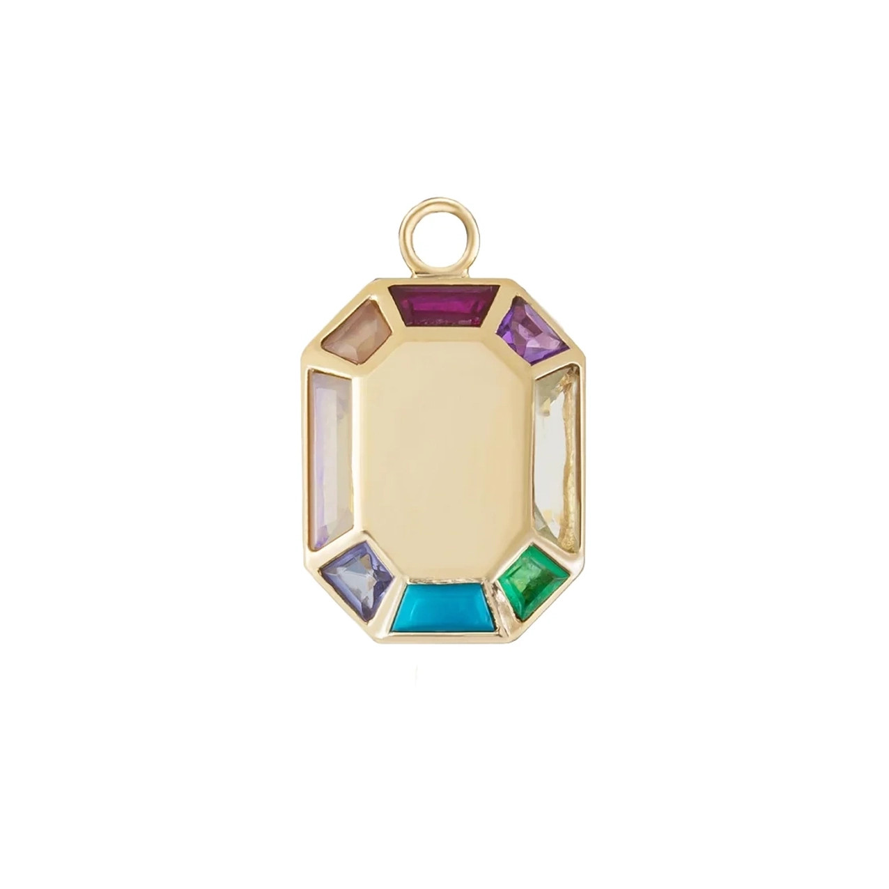 Grande Rainbow Octagon Charm, metier by tomfoolery