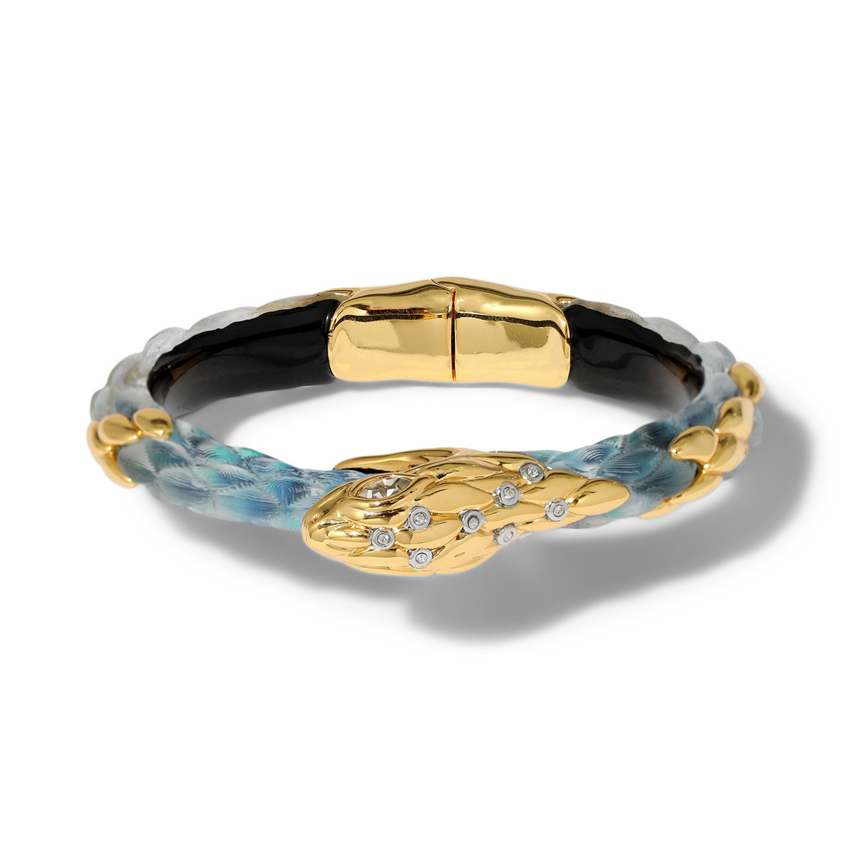 Serpent Lucite Hinge Bracelet, Alexis Bittar, tomfoolery