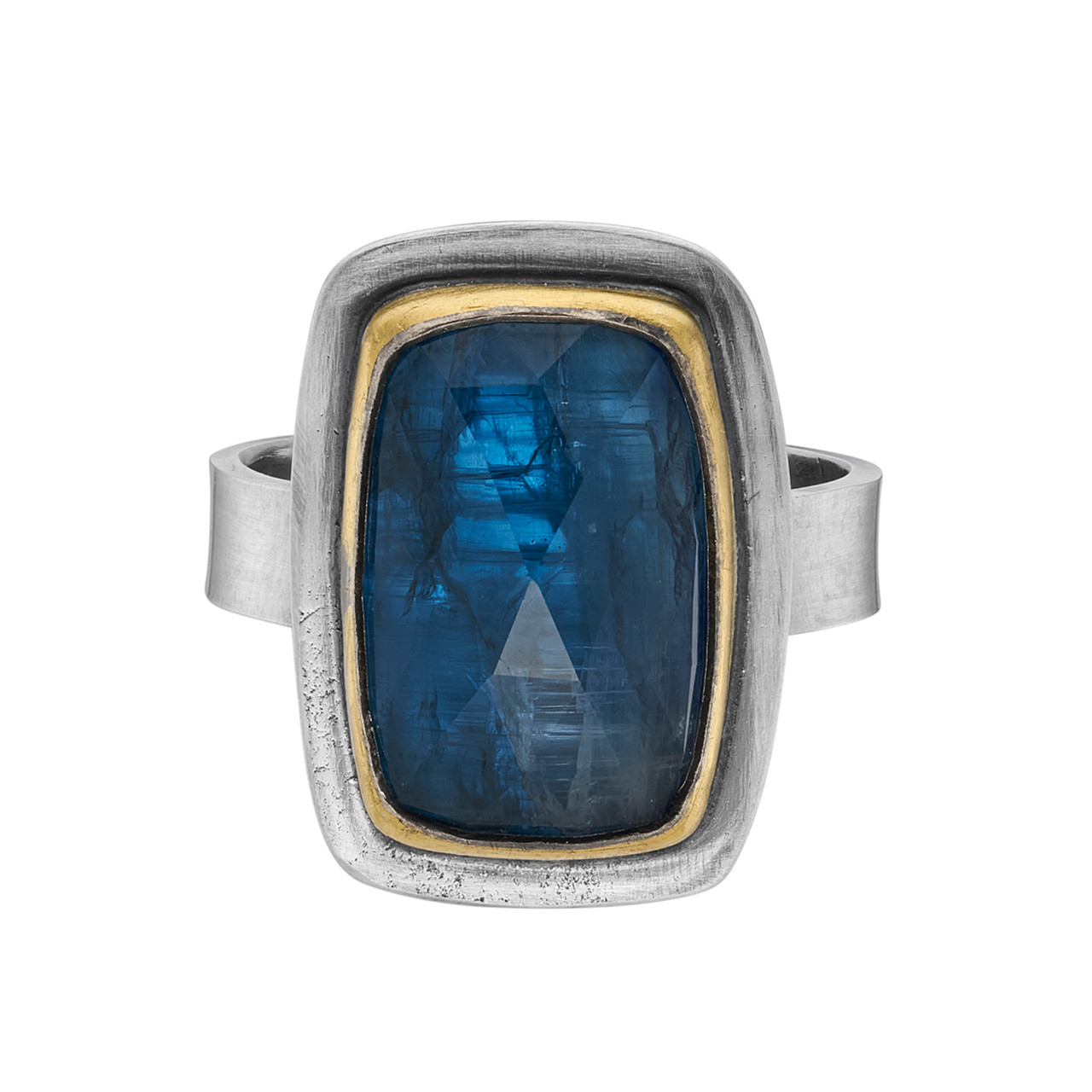 Rectangular Kyanite Statement Ring, Austin Titus, tomfoolery