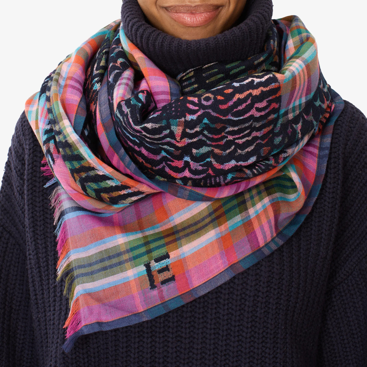 Hedwige 70 3D Printed Scarf Multi, Inoui Editions, tomfoolery