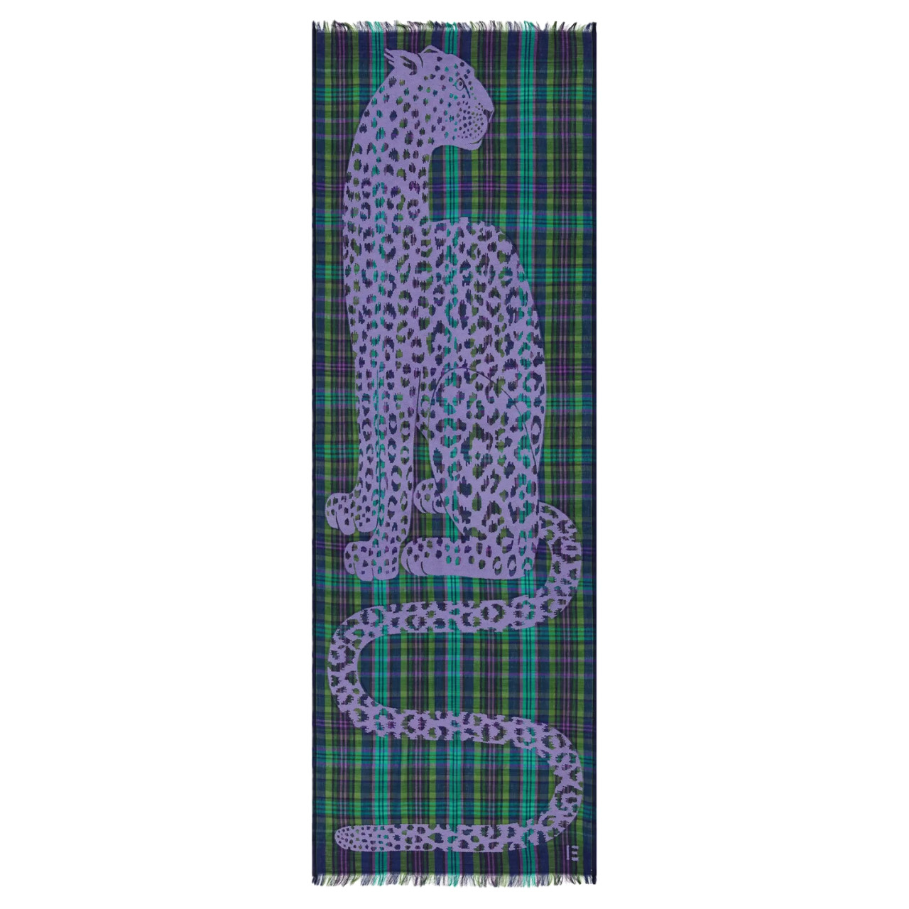 Fetiche 70 3D Printed Scarf Green - Tomfoolery London