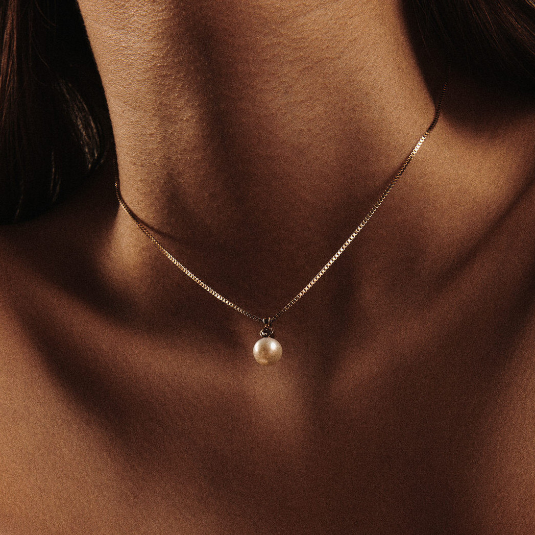 Martha N°1 Pearl & Diamond Necklace, Pascale Monvoisin, tomfoolery