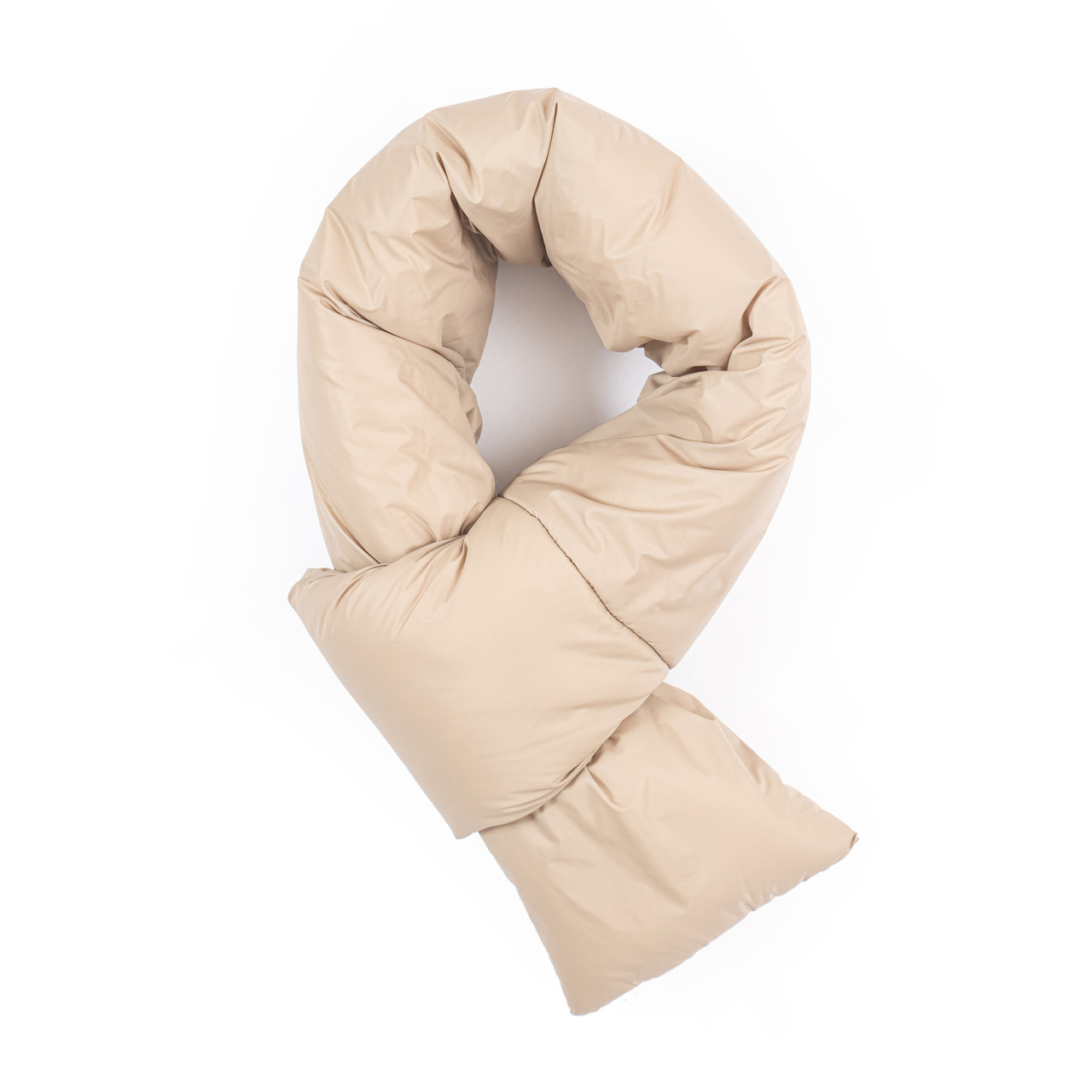 Mini Padded Scarf Beige - Tomfoolery London