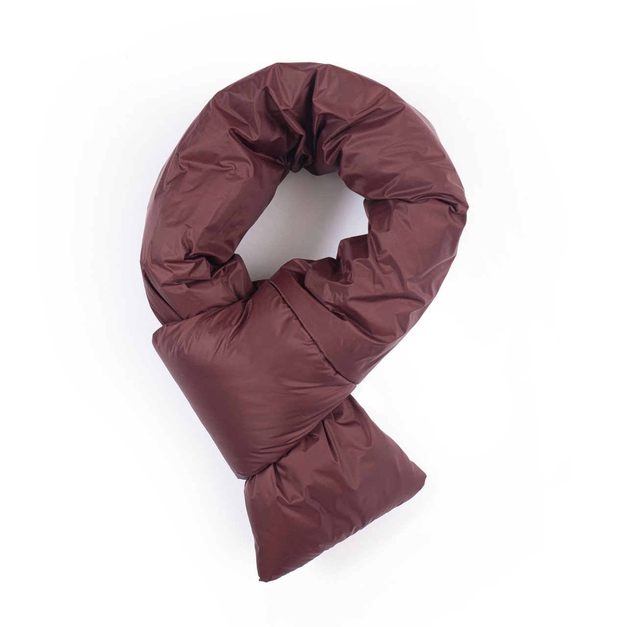 Mini Padded Scarf Blue Aubergine - Tomfoolery London