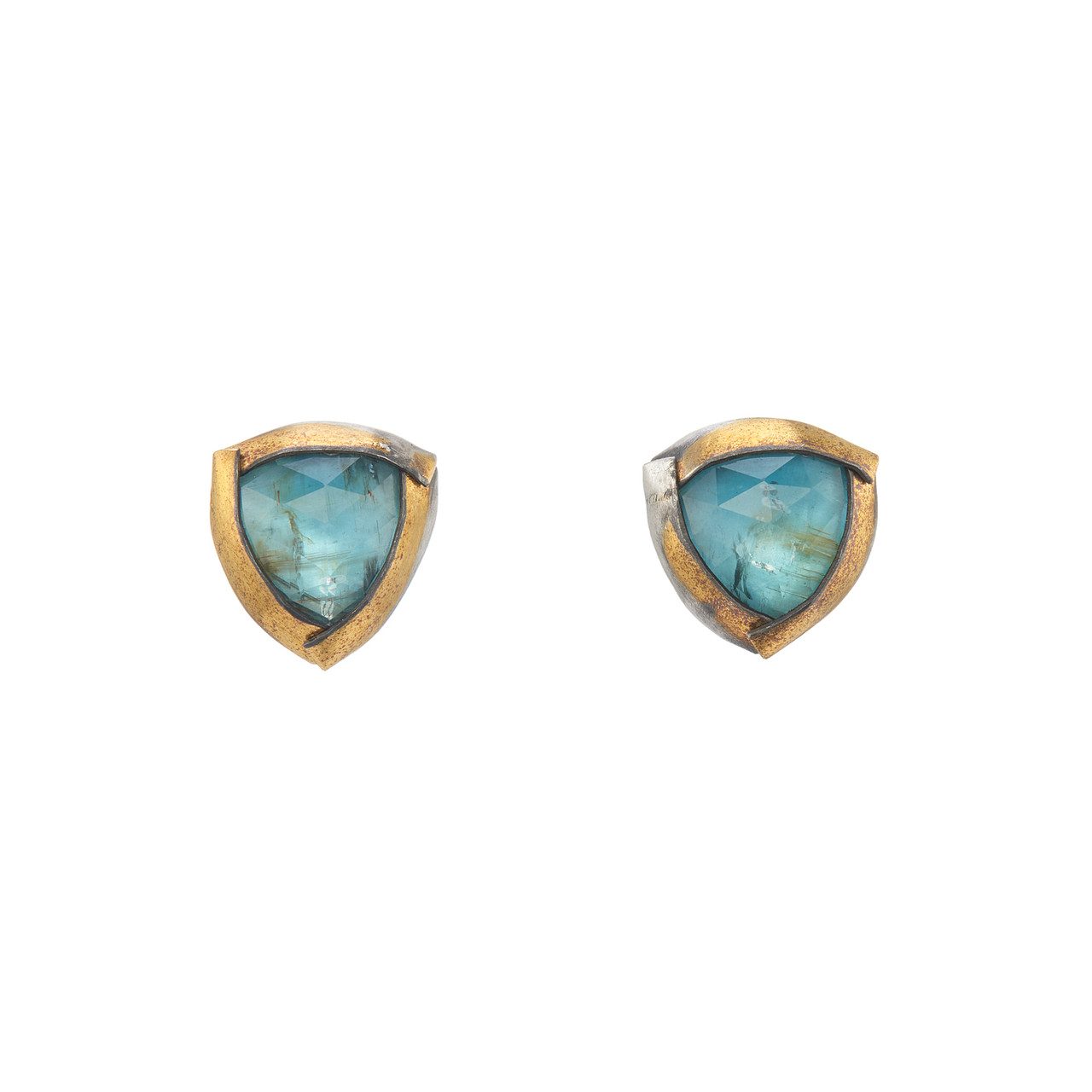 Kyanite Tri Fold Studs, Austin Titus, tomfoolery