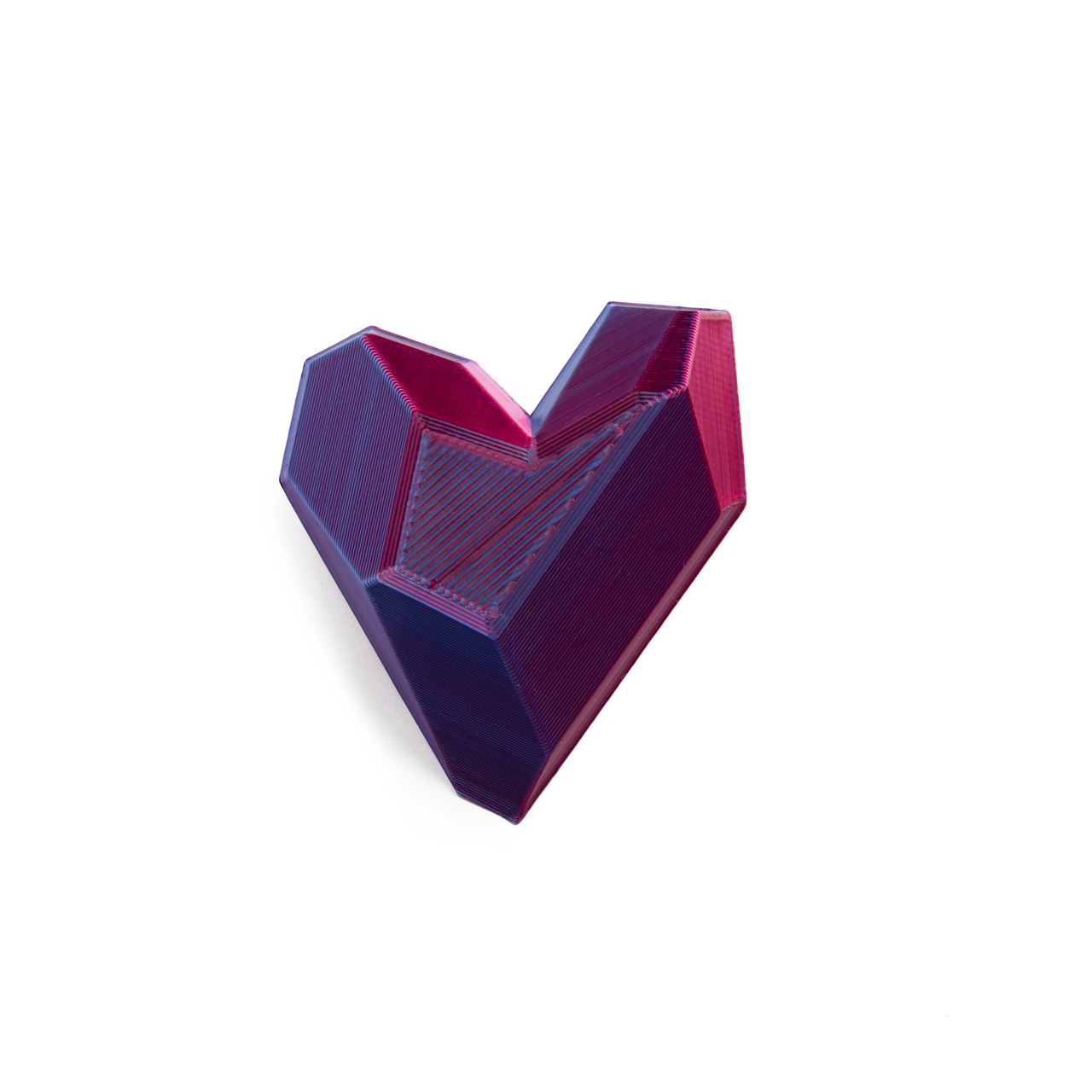 3d Printed Heart Brooch, Maison 203, tomfoolery