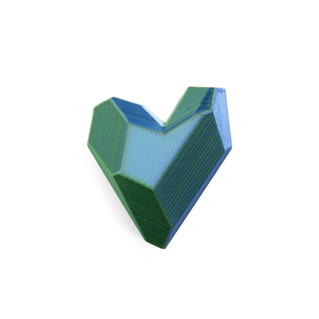 3d Printed Heart Brooch, Maison 203, tomfoolery