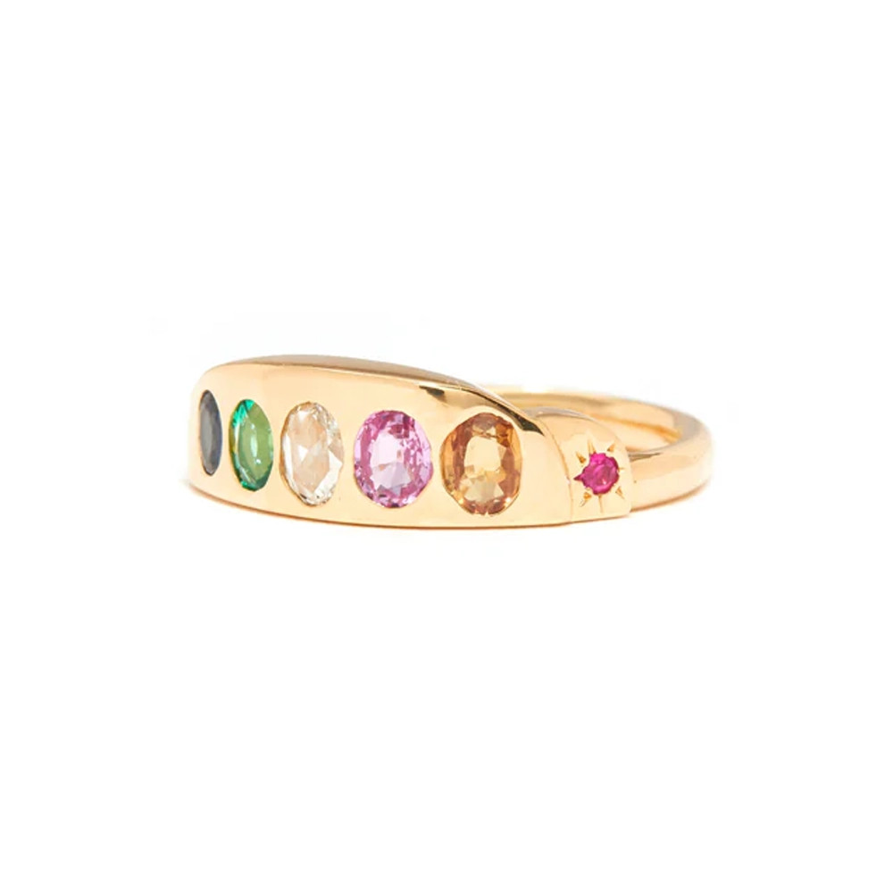 Heavenly Hues Gemstone Ring, Scosha, tomfoolery