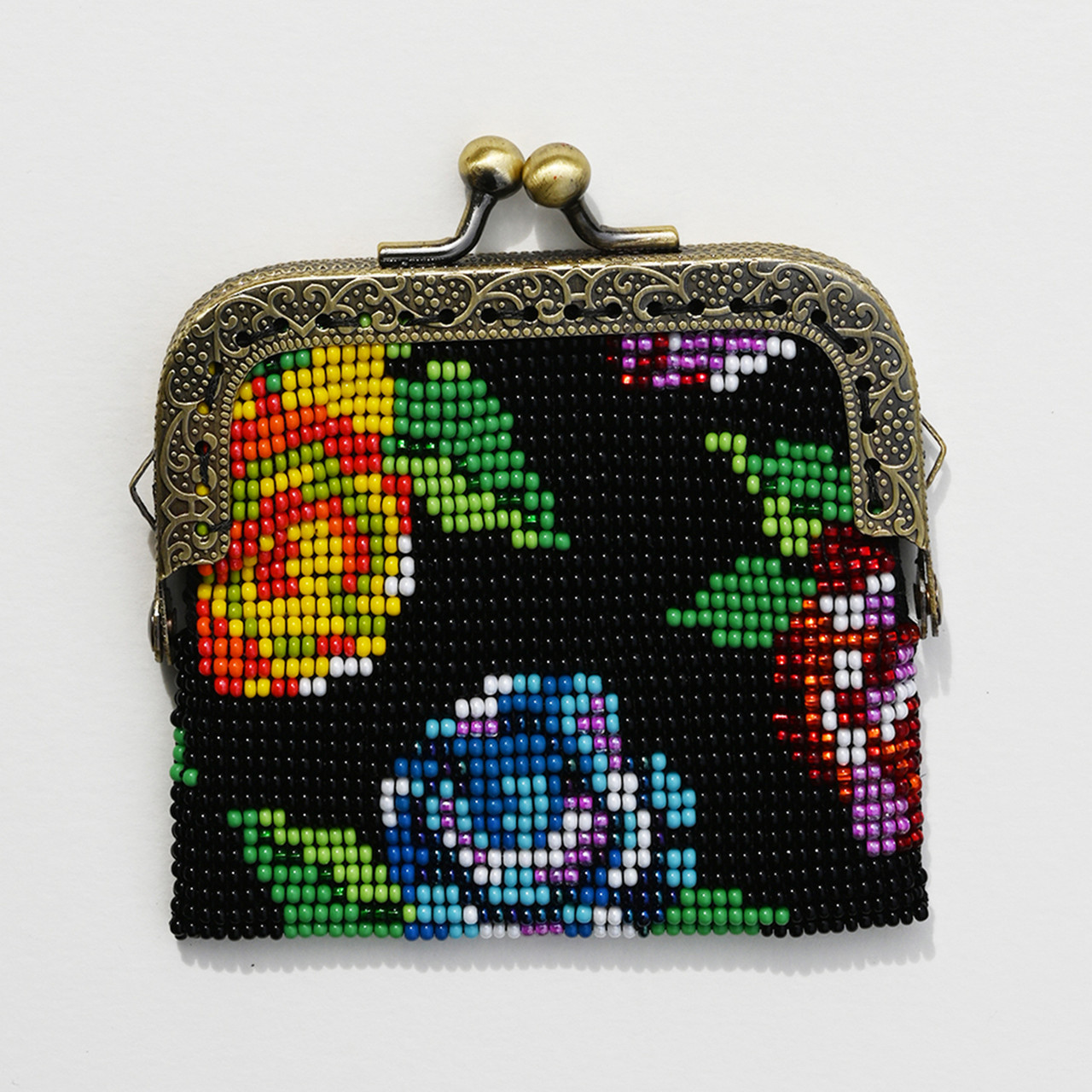 【新品】apolina Beaded Dinah Coin Purse Beaded Coin Purse in Flowers - Tomfoolery London