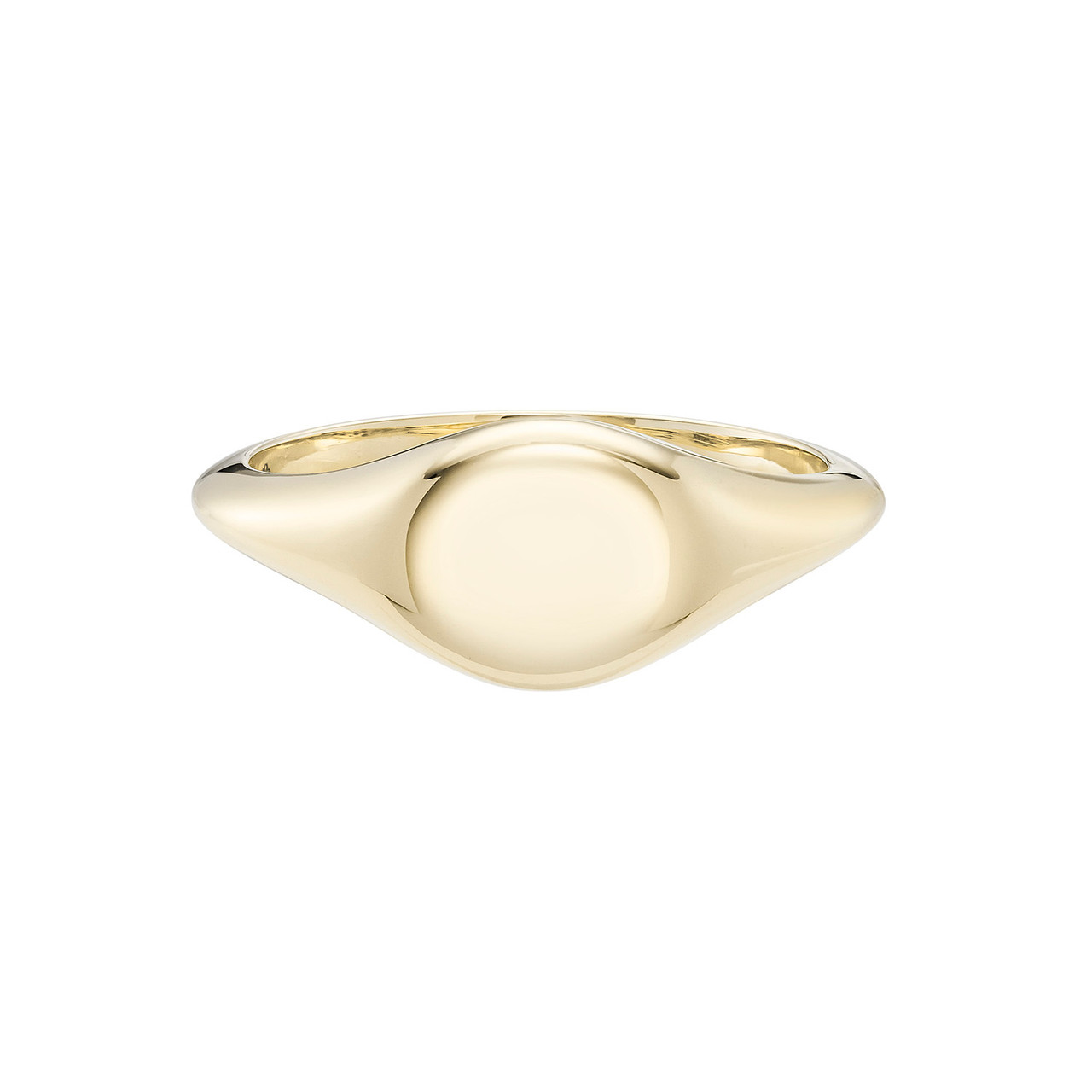 Mini Oval Signet Ring - Tomfoolery London