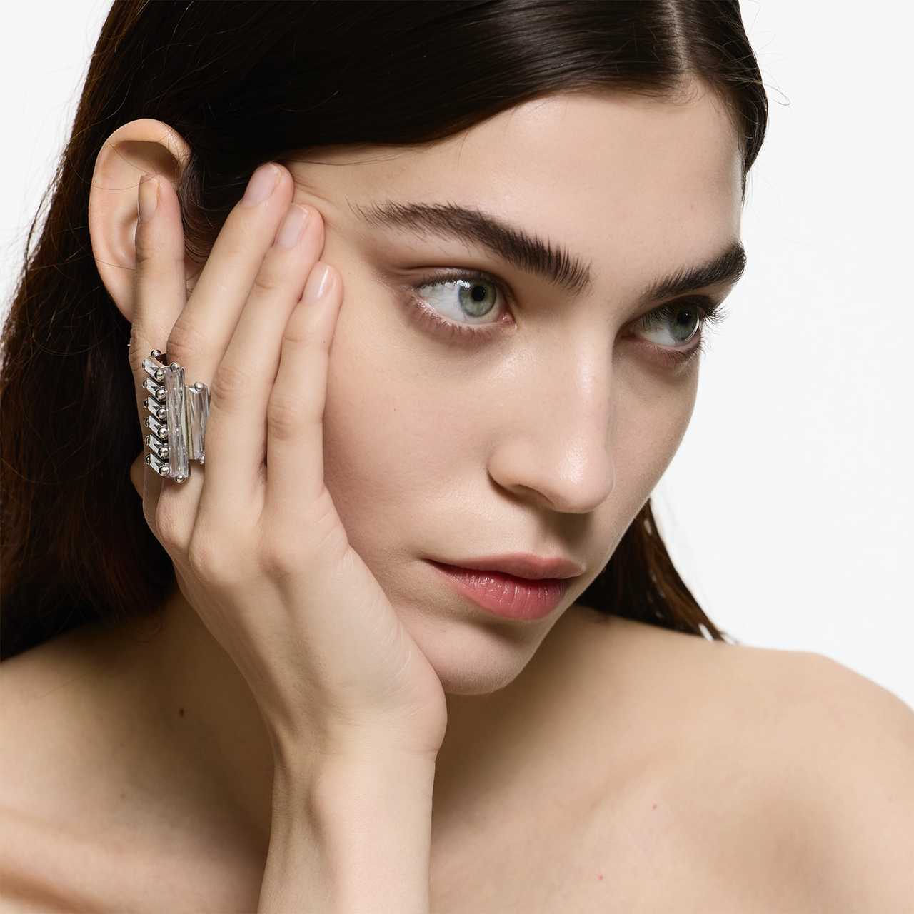 Maxi Crystallised Armour Ring - Tomfoolery London