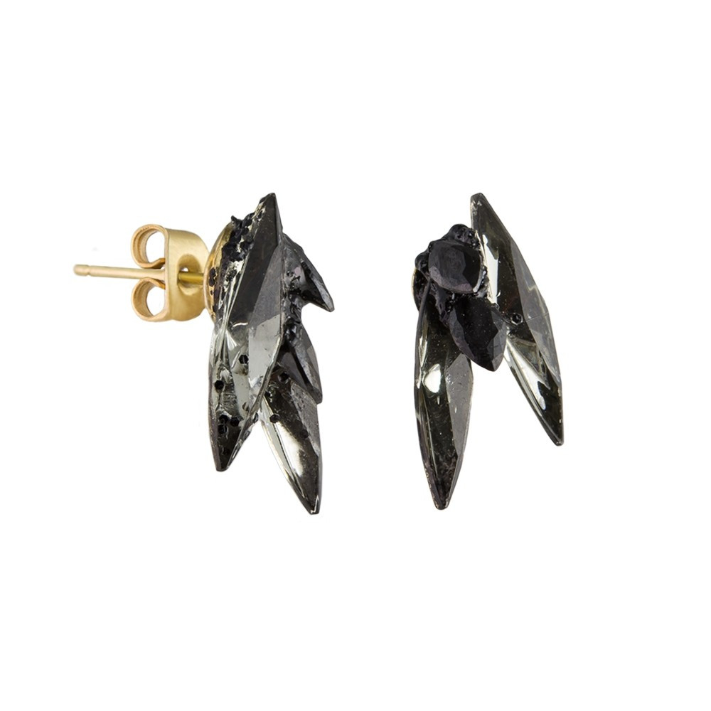 Spiky Stud Earrings Tomfoolery London - Main Image