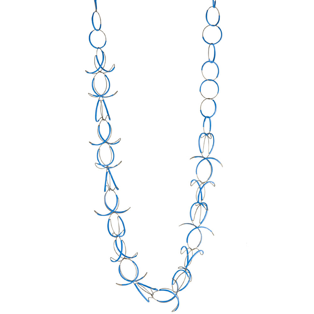 Grey Twist Necklace, tomfoolery, guzin