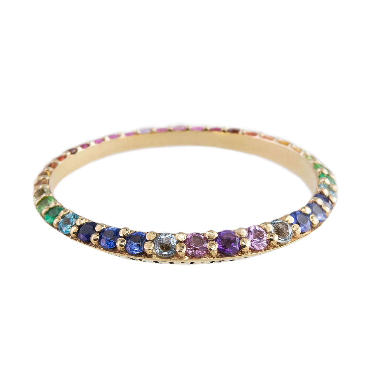Sofia Zakia, Ring of Salt Gemstone Rainbow Ring, Tomfoolery