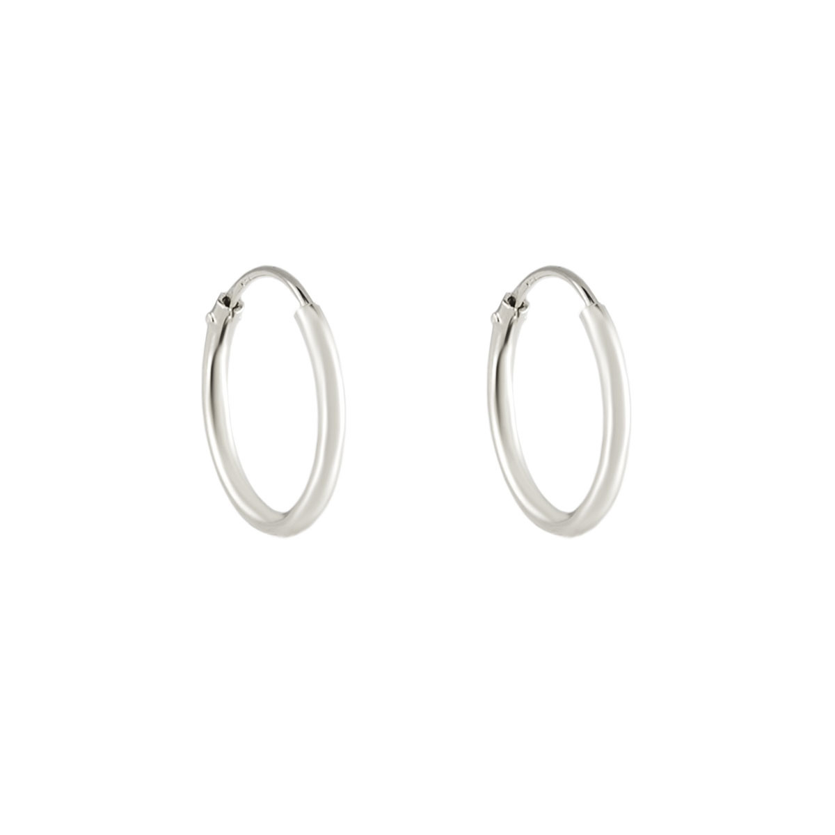 Tomfoolery, Small Silver Sleeper Hoop, Tf Hoops