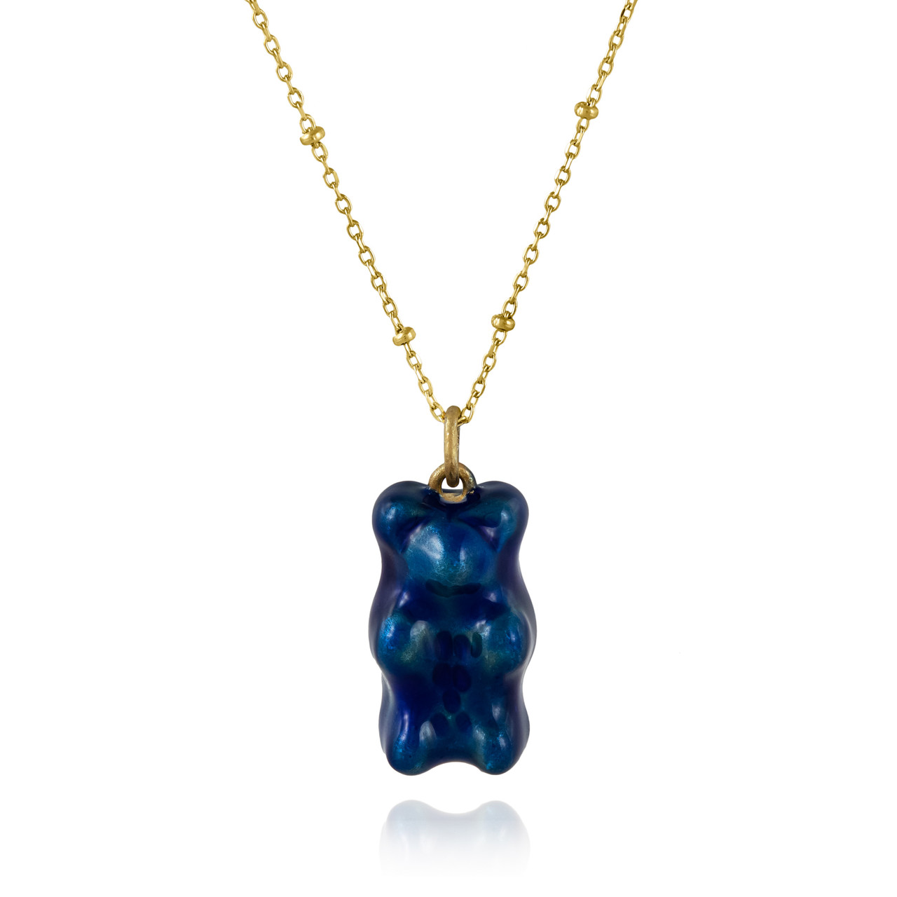 Maggoosh, Blueberry Gummy Bear Necklace, Tomfoolery