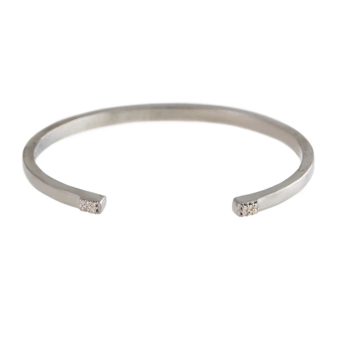 Shana Gulati, Diamond & Oxidised Silver Hapur Bangle, Tomfoolery